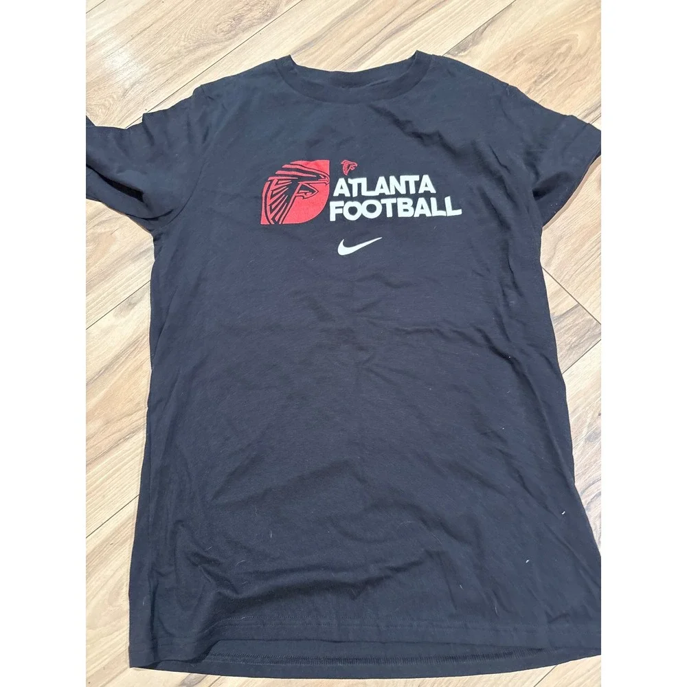 Nike Atlanta Falcons Rise Up NFL Football T Shirt Kids XL Extra Large‎